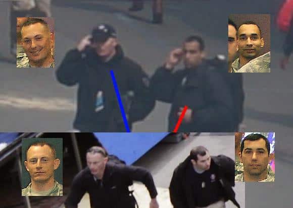 Die vier Verdächtigen Männer von US-Behörden in Boston