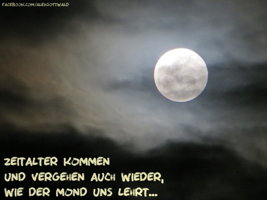 Zeitalter Mond Haiku Alexander Gottwald