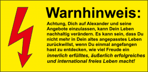 Alexander Gottwald Warnhinweis