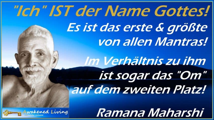 Ramana Maharshi Ich ist der Name Gottes
