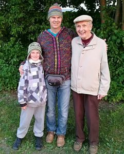 Abschied von meinem Vater Günter Gottwald mit Alexander Gottwald und Django Gottwald 2018 in Delmenhorst